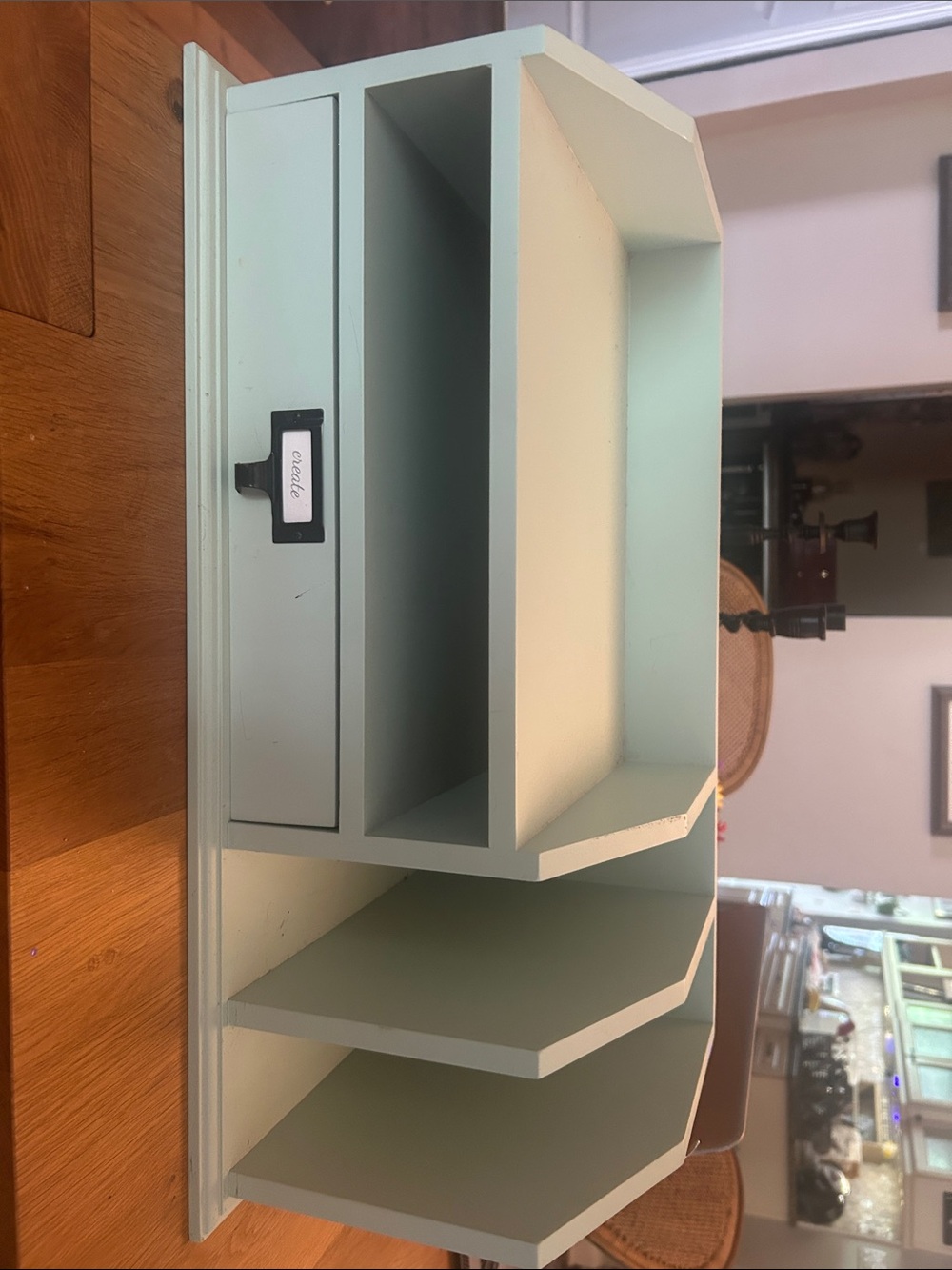Mint Green Desk Organizer with Drawer
